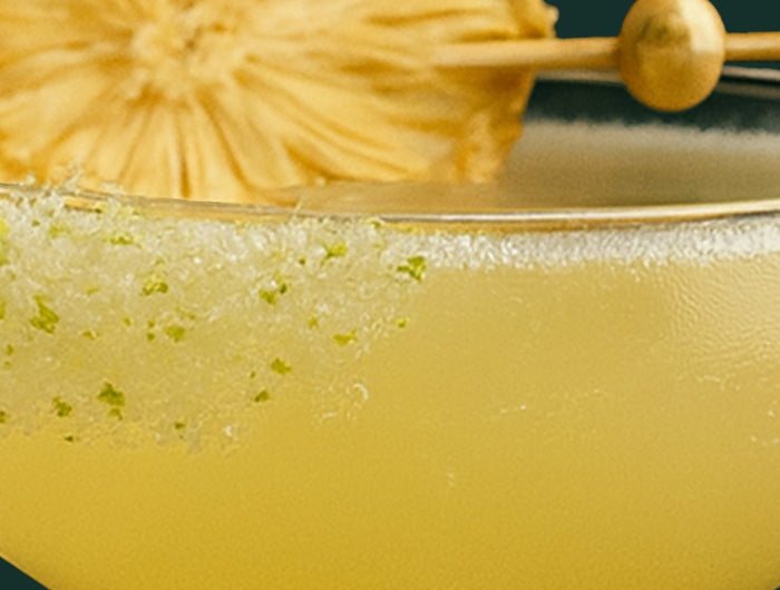 <h2>Pineapple Pimento<br/><span style="text-decoration:underline">Gold Spritz</span> </h2>